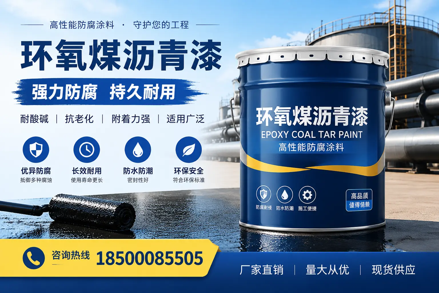 环氧煤沥青漆在防腐领域的重要性，和田行业动态